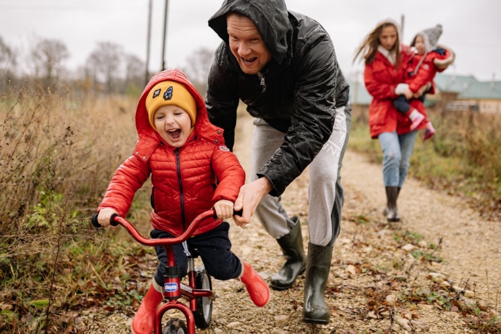 Radfahren mit Kindern